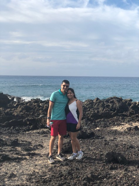 Us before the trail walk 